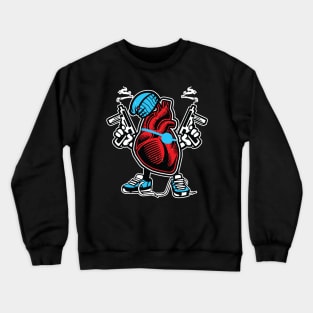 Cool Killer Heart Crewneck Sweatshirt